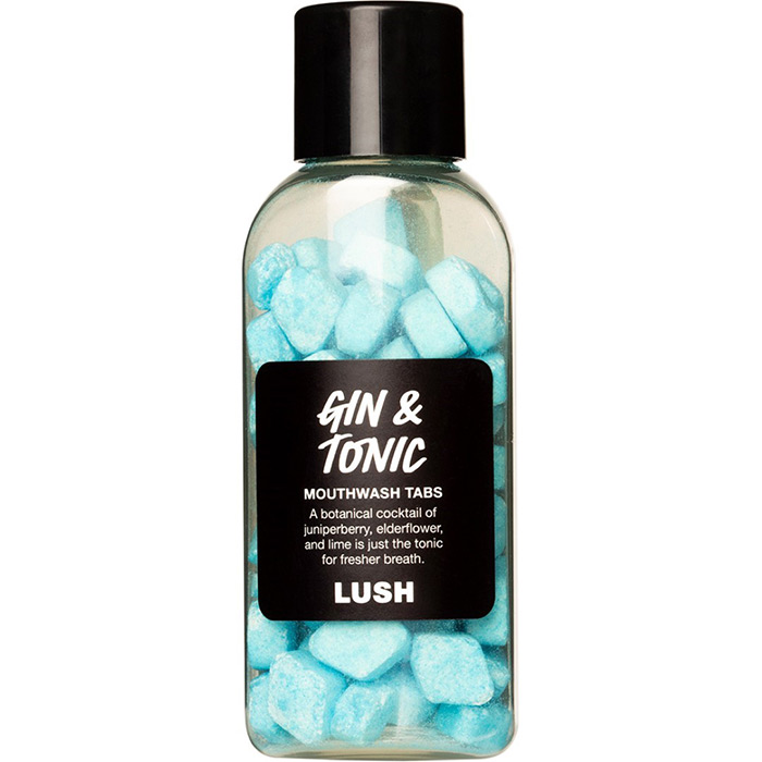 Gin Tonic Lush tabletice i želei za pranje i ispiranje zubi Lush pasta za zube bez fluora 