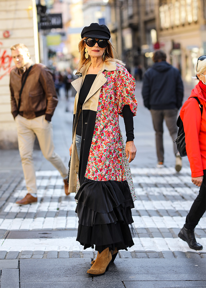 Đurđa Tedeschi baloner trench Junya Watanabe street style zagreb foto Ana Josipović