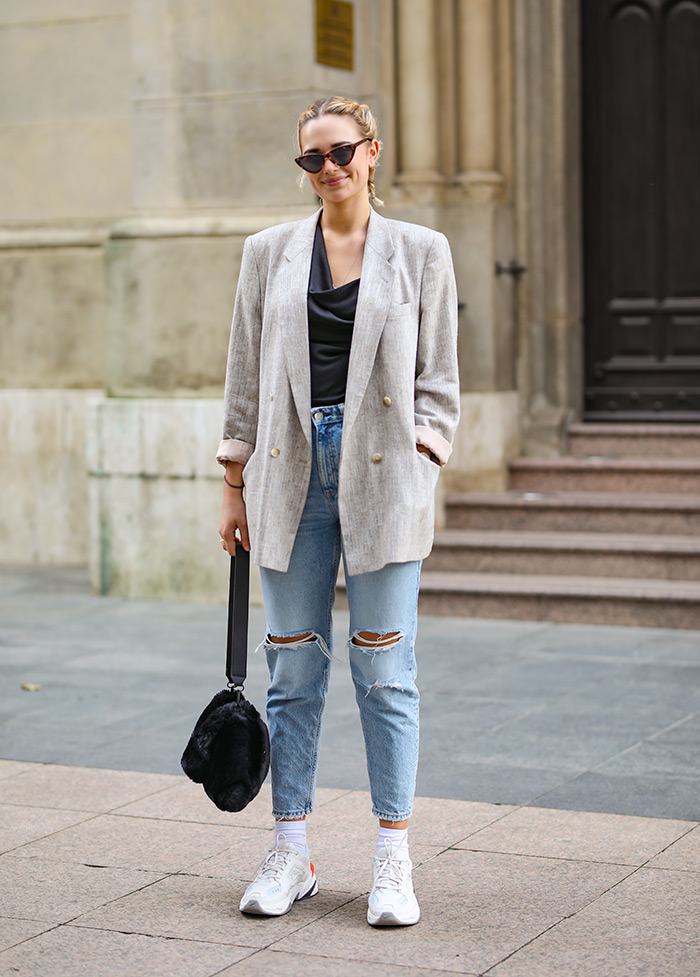 djevojka dana: Kako nositi oversize sako zagrebačka špica street style foto Ana Josipović