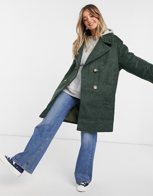 kako kombinirati zeleni kaput asos zara h&m kaput moda zima womens fashion gdje kupiti karirani kratki kaput 
