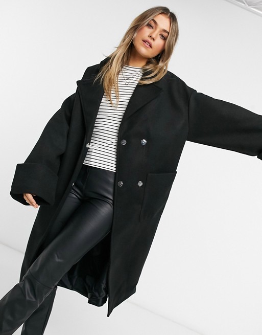 kako kombinirati crni kaput asos zara h&m kaput moda zima womens fashion gdje kupiti karirani kratki kaput 