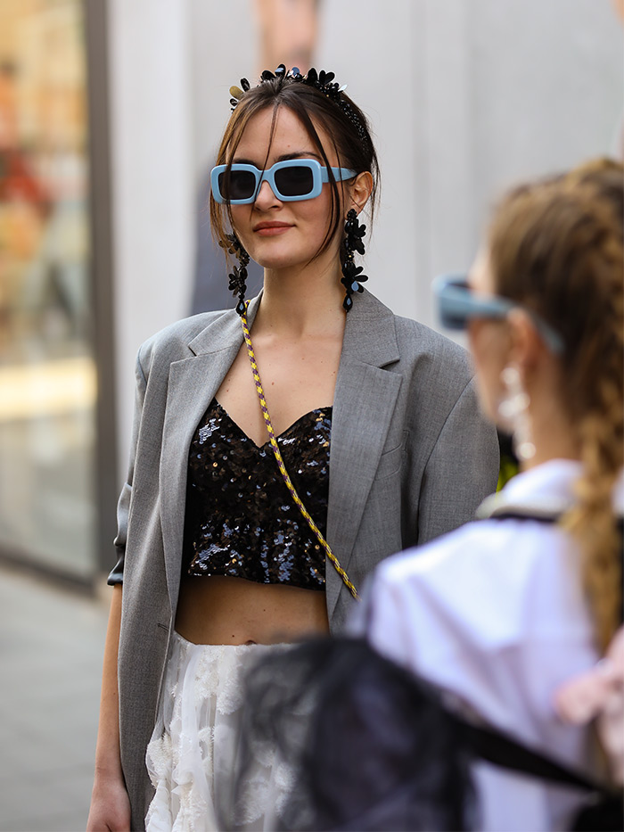 Kreacije Simone Rocha x H&M street style moda na ulicama Zagreba. Isprobali smo, pogledajte! Foto: Ana Josipović i Slavica Josipović, dubrovačke studentice Brigita Siništaj i Magdalena Filipović Srhoj