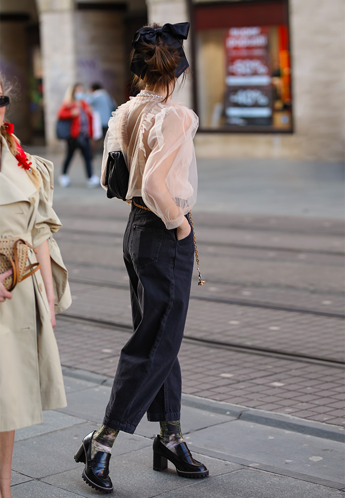 Kreacije Simone Rocha x H&M street style moda na ulicama Zagreba. Isprobali smo, pogledajte! Foto: Ana Josipović i Slavica Josipović, dubrovačke studentice Brigita Siništaj i Magdalena Filipović Srhoj