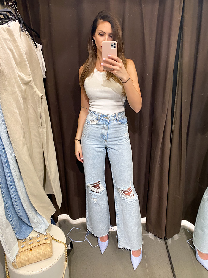 kakve zvonolike trapezice se sada nose Paula Helena Martinović Zara jeans Mango Stradivarius