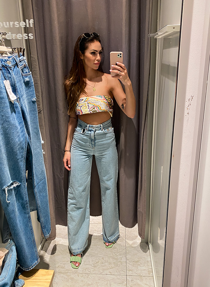 kakve zvonolike trapezice se sada nose Paula Helena Martinović Zara jeans Mango Stradivarius