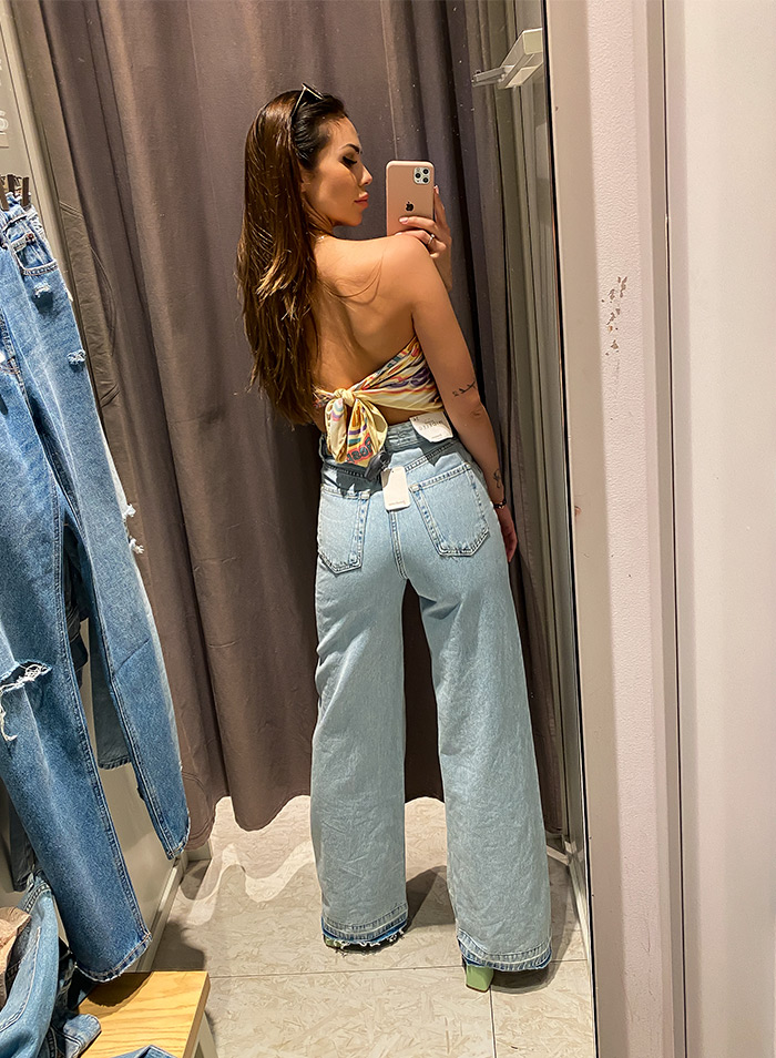 kakve zvonolike trapezice se sada nose Paula Helena Martinović Zara jeans Mango Stradivarius