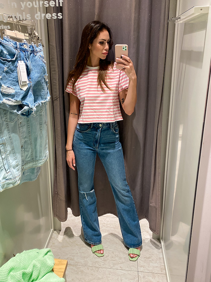 kakve zvonolike trapezice se sada nose Paula Helena Martinović Zara jeans Mango Stradivarius