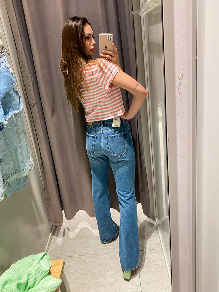 kakve zvonolike trapezice se sada nose Paula Helena Martinović Zara jeans Mango Stradivarius