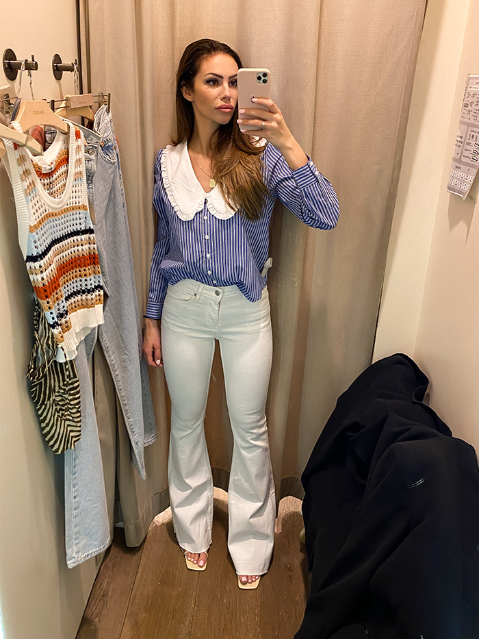 kakve zvonolike trapezice se sada nose Paula Helena Martinović Zara jeans Mango Stradivarius