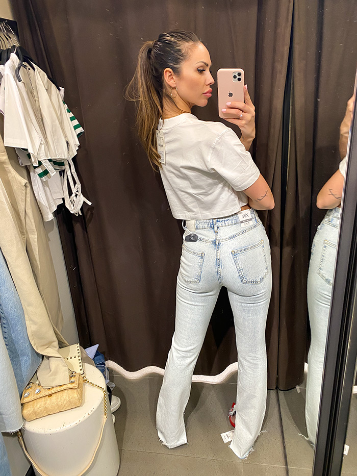 kakve zvonolike trapezice se sada nose Paula Helena Martinović Zara jeans Mango Stradivarius