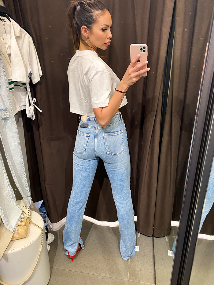 kakve zvonolike trapezice se sada nose Paula Helena Martinović Zara jeans Mango Stradivarius