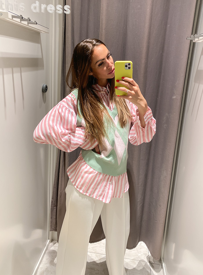 pleteni prsluci sto da radim s njima raport iz kabine Stradivarius Mango H&M Zara Mango Asos by Paula Helena Martinović what to wear clothing try-on haul