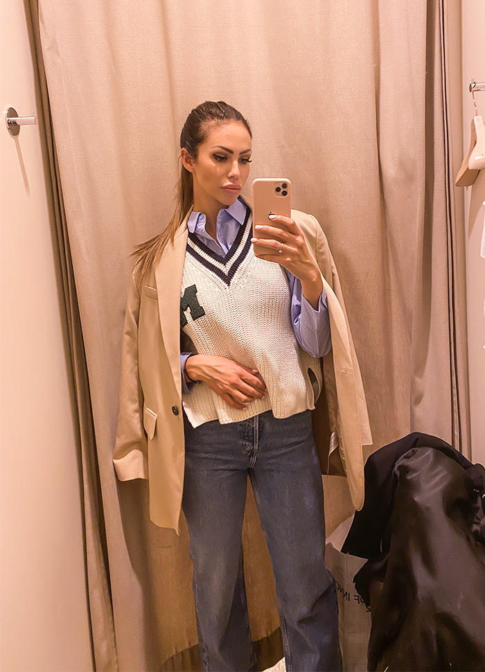 pleteni prsluci sto da radim s njima raport iz kabine Stradivarius Mango H&M Zara Mango Asos by Paula Helena Martinović what to wear clothing try-on haul