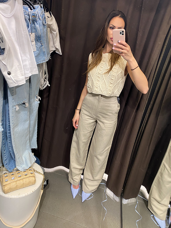 pleteni prsluci sto da radim s njima raport iz kabine Stradivarius Mango H&M Zara Mango Asos by Paula Helena Martinović what to wear clothing try-on haul