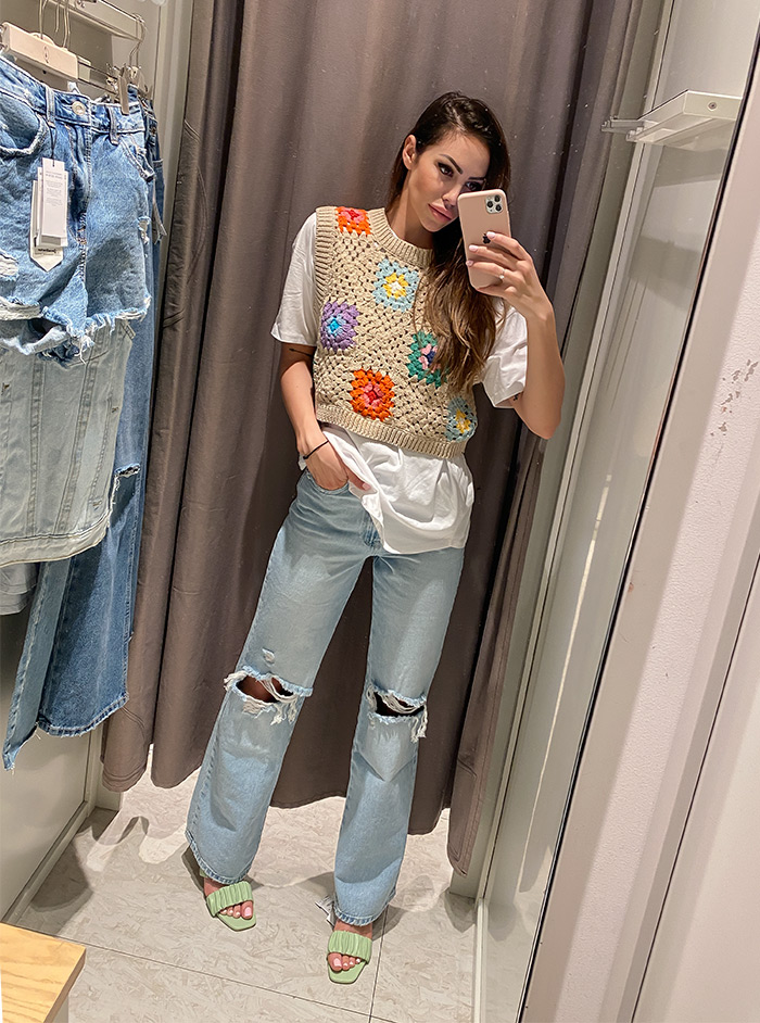 pleteni prsluci sto da radim s njima raport iz kabine Stradivarius Mango H&M Zara Mango Asos by Paula Helena Martinović what to wear clothing try-on haul