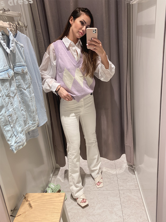 pleteni prsluci sto da radim s njima raport iz kabine Stradivarius Mango H&M Zara Mango Asos by Paula Helena Martinović what to wear clothing try-on haul