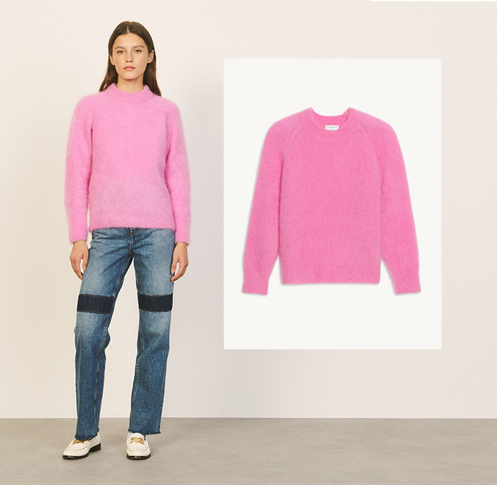 trend proljeće kako nositi pink džemper